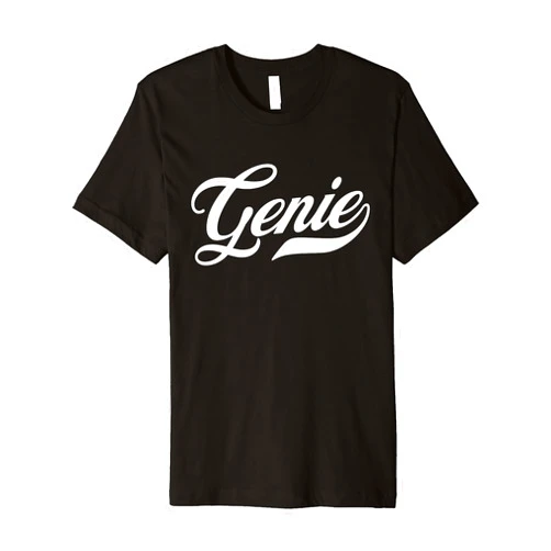 Visit The Funny Sayings Design Good Mood, Funny Sayings & Sarcastic Quotes - Genie Premium T-Shirt