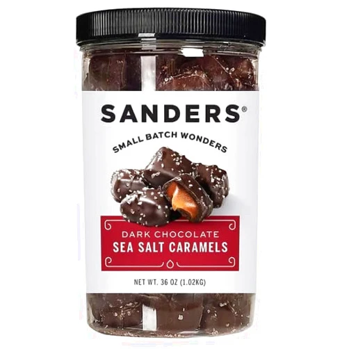 Generic Sanders Dark Chocolate Sea Salt Caramels 36 oz (Pack of 1) by vigilant