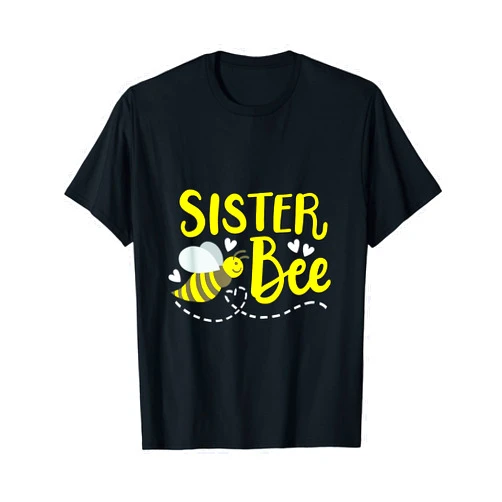 Happy Bee Day Birthday Party Matching Family Gifts Sister Bee Cute Beekeeping Birthday Party Matching Family T-Shirt