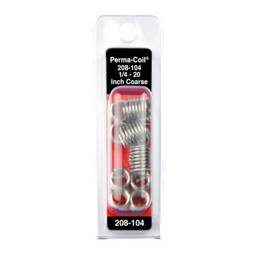 Perma-Coil 208-104 Thread Insert Pack 1/4-20 12PC Helicoil 5521-4