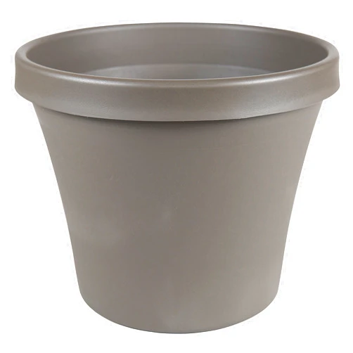 Bloem Terrapot 10.7 in. H x 12.8 in. Dia. Resin Terra Peppercorn Planter