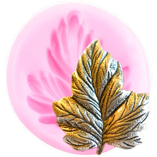 YIHUOMOLDS Maple Leaf Fondant Mold Tree Leaf Silicone Molds For Cake Decorating Cupcake Topper Chocolate Candy Gum Paste Polymer Clay