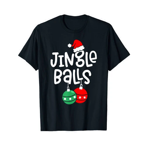 Funny Matching Couple Chestnuts Christmas DNG Jingle Balls Tinsel Tits Funny Matching Couple Chestnuts T-Shirt