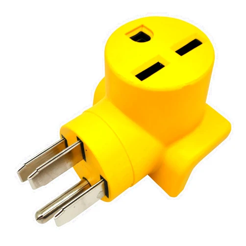 Parkworld 62831 NEMA 14-50P to 6-30R One Piece Compact Adapter RV to Workshop Output 30amp 250Volt