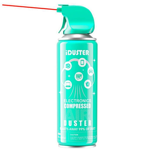 IDuster Compressed Air Duster Cleaner for Keyboard - iDuster Air Cans for Cleaning Dust, Hairs, Crumbs, Scraps for Laptop Computer Jewelry Camera