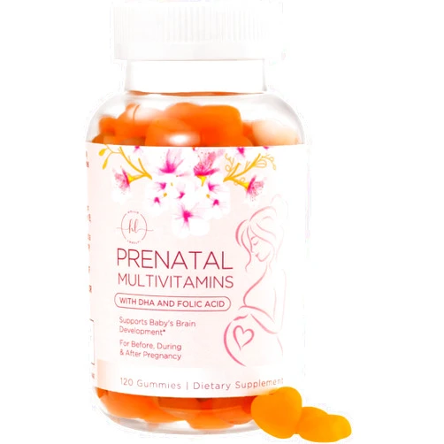 Hello Lovely! Prenatal Vitamins for Women with Folic Acid + DHA for Pregnancy & Fetal Support, Prenatal Multivitamin Gummy with Folate, Choline, Vitamin B6, B12, C & D3, Non-GMO, Prenatals for Women - 120 Gummies