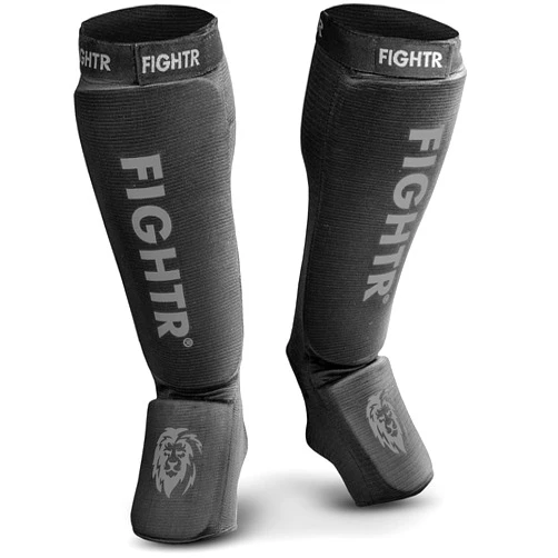 FIGHTR® Shin Guards - Ideal Fit and Padding | shin Protection for Kicks in Kickboxing, MMA, Muay Thai and Other Combat Sports