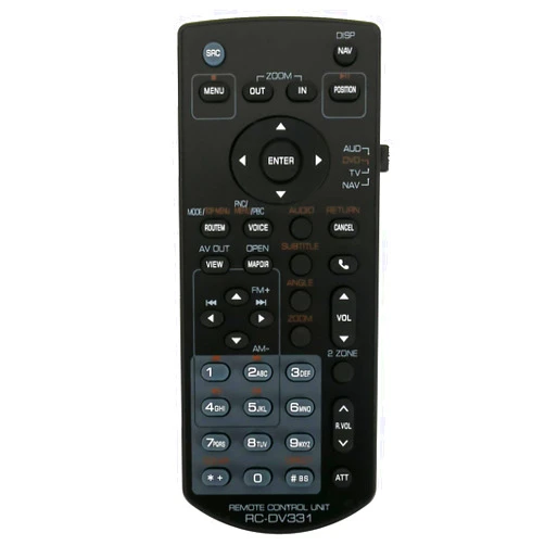 ZdalaMit RC-DV331 Replacement Remote Control fit for Kenwood Receiver DDX9904S DNX572BH DNX892 DDX9704S DDX616 DMX7704S DNX4150BT DNX772BH DDX6905S DDX6705S DDX516 DNX5160 DNX6160 DNX6460BT DNX6960 DNX6020EX