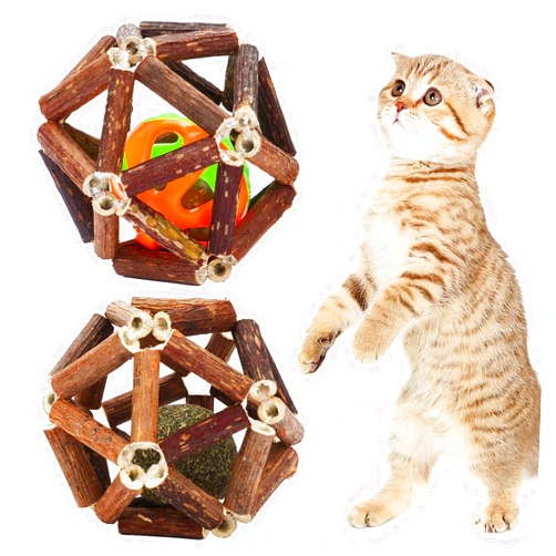 REAL PEAZ Catnip Toys | Silvervine for Cats Natural Cat Treats for Indoor Cats Interactive Kitten Teeth Cleaning Toys for Calm Cat Anxiety and Stress Teeth Cleaning
