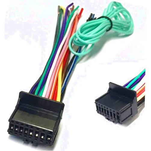 ASC Audio ASC Car Stereo Power Speaker Wire Harness Plug for Select Pioneer/Premier Aftermarket DVD Nav Navigation Radio - Wires Fully Pinned