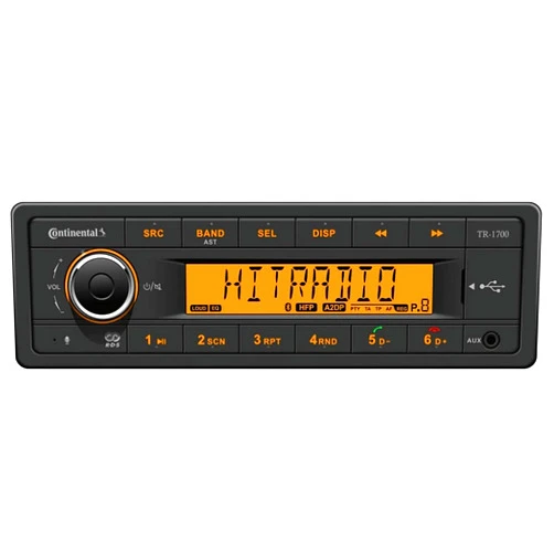 Tractor-Radios Kioti Bobcat Direct Connect Plug and Play Tractor Radio with Bluetooth Orange Display