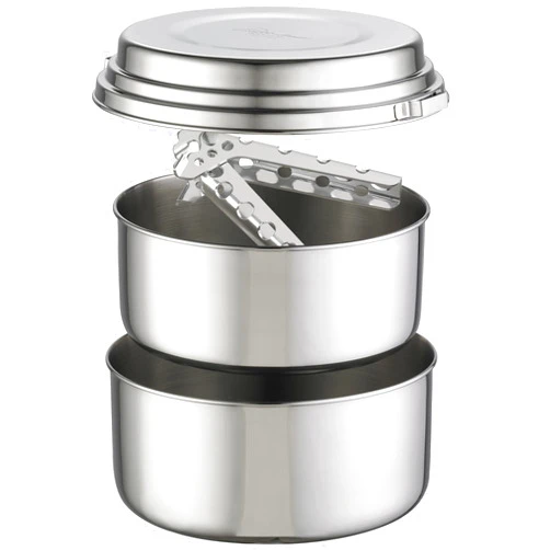 MSR Alpine 2 Stainless Steel Camping Pot Set