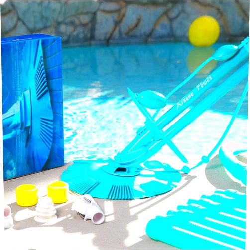 XtremepowerUS Premium Automatic Suction Vacuum-generic Climb Wall Pool Cleaner Sweeper In-Ground Suction Side + Hose Set