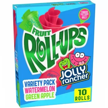 Betty Crocker Fruit Snacks, Jolly Rancher Fruit Roll-Ups, 10 ct, 5 oz