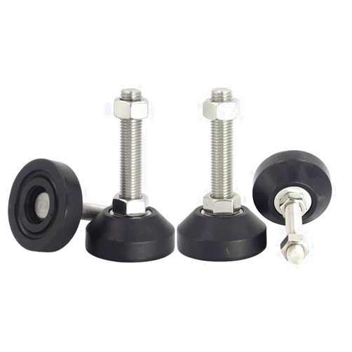 MyncbD Leveling feet 4pcs Machine Leveling Feet Heavy Duty 304 Stainless Steel Screw Leg Leveler for Furniture,Workbench,Machine (Size : D80xM16x120)