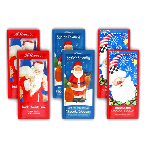 McSteven's - Santa Chocolate Cocoa Mix, 1.25 Ounce (Pack of 6) (Bundle - 2 of Each)