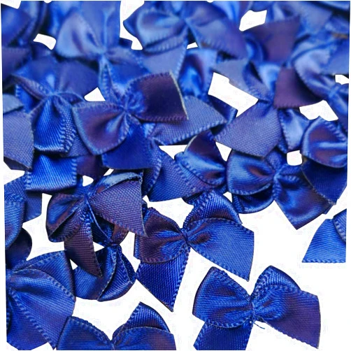 Chenkou Craft 60pcs Mini Satin Ribbon Bows Flowers 1