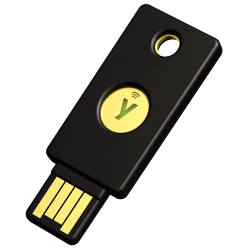 Yubico Security Key NFC by Yubico - Black - FIDO U2F and FIDO 2 only - Two Factor authentication Hardware Security Key