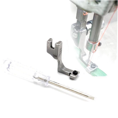 YICBOR Adjustable Invisible Zipper Foot Presser Foot #T69 with 1pcs Free Screwdriver