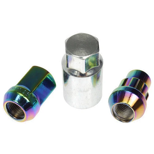 Dorman 713-475G Rainbow/Neo-Chrome Acorn Wheel Nut Lock Set Compatible with Select Nissan Models, 20 Pack