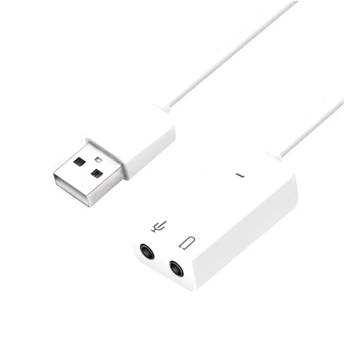YACSEJAO USB Sound Card Adapter YACSEJAO 7.1 Channel External Audio Adapter Stereo Sound Card Converter 3.5mm AUX Microphone Jackfor Windows, MAC, Linux, PC,Laptop, Desktops
