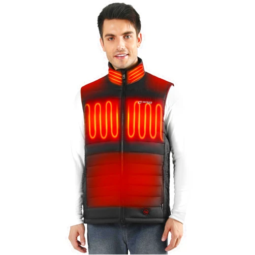 Venture Heated Vest Men, Lightweight Warming Vests – With 4 Heating Zones, Ideal Winter Gift with battery pack included