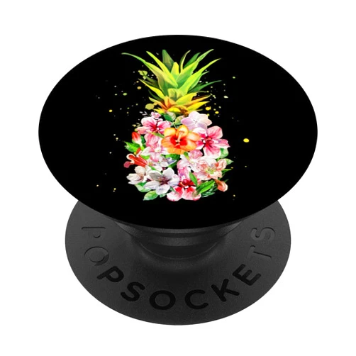 Lique Aloha Beach Pineapple Flowers Black Aloha Beaches Hawaiian Hawaii Gifts