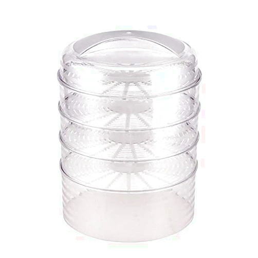 ISTOVO 5 Pieces/Set Insulation Kitchen Mushroom Cover More Layers Overlaid Food Canning Cover Multifunctional Food Cover