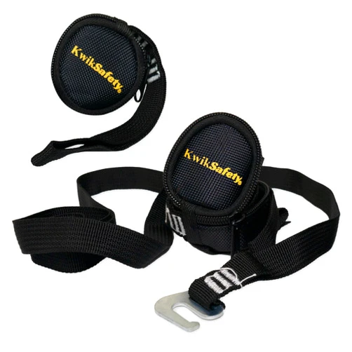 KwikSafety - Charlotte, NC - Marmoset Trauma Straps [1 Pair] Fall Protection OSHA Comfort Suspension Safety Device & Arrest System Attachment for Body/Legs Relief Compact, Lightweight & Quick Connect