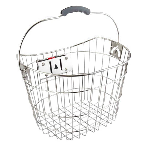Sunlite Stainless Steel Quick Release Basket, 15.4 x 11 x 9, Silver