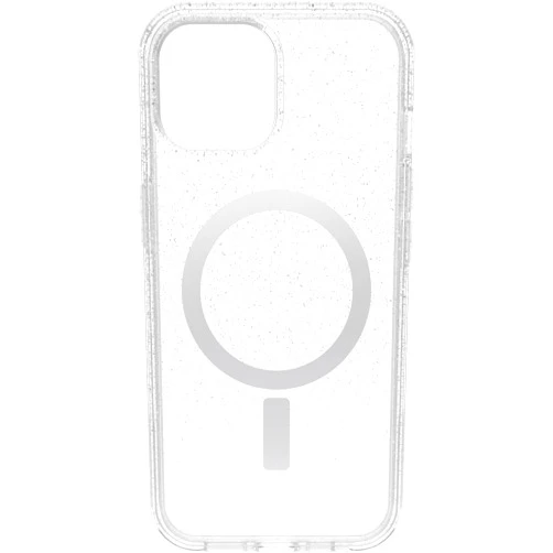 OtterBox iPhone 15, iPhone 14, and iPhone 13 Symmetry Series Clear Case - Stardust (Clear/Silver), Snaps to MagSafe, Ultra-Sleek, Raised Edges Protect Camera & Screen