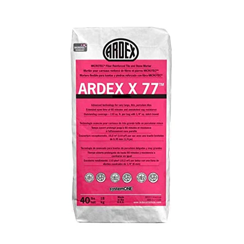 Ardex X77 Microtec Fiber Reinforced Tile & Stone Mortar