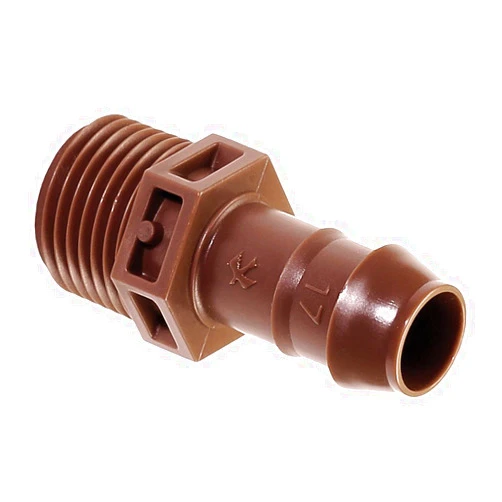 Rain Bird BA-050MPS Drip Irrigation PVC Adapter, Universal Fit for 5/8