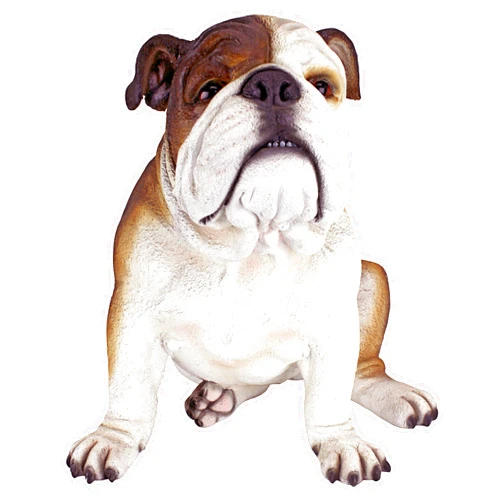 Design Toscano Buster the Bulldog Sculpture 16 Inch
