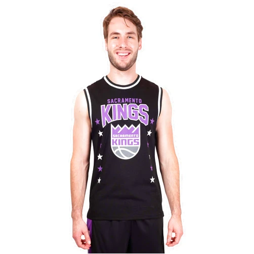 Ultra Game NBA Official Men's Sleeveless Mesh Tank Top Muscle T-Shirt