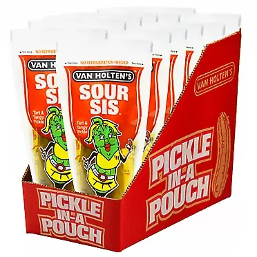 Van Holten's - Pickle-In-A-Pouch - Sour Sis - 12 Pack