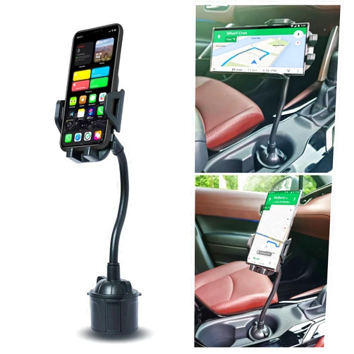 ADA982 Cell Phone Holder for Car Strong and Durable Car Phone Mount 360° Rotatable Car Cup Holder for Dashboard and Windshield Air Vent Hands Free Car Phone Holder Compatible with All Mobile Phones