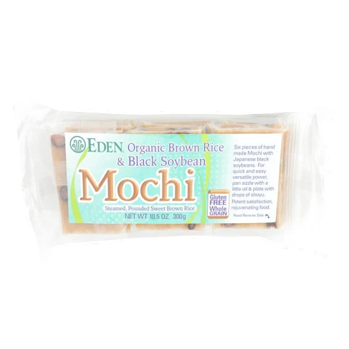 Eden Organic Mochi, Brown Rice/Black Soybean, 10.5 Ounce