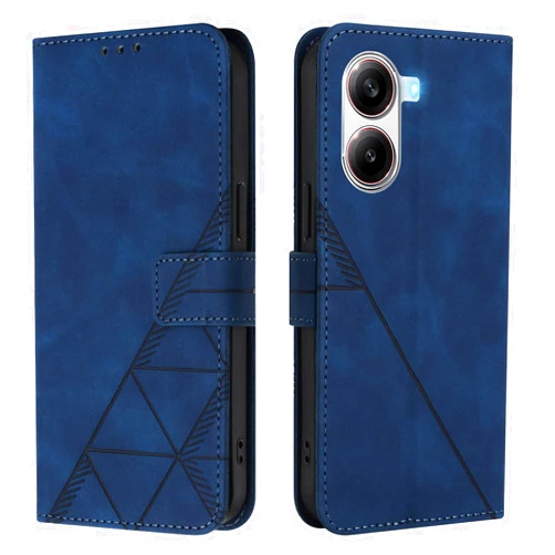 Asdsinfor Case for Xiaomi Poco X7 Pro 5G, Premium PU Leather Wallet Case with Credit Cards Holder Kickstand Magnetic Closure Shockproof Flip Folio Protection Case for Xiaomi Poco X7 Pro 5G Blue YBS