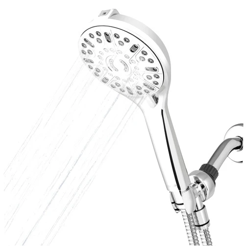 Waterpik ShowerClean Pro Hand Held Shower Head High Pressure Rinser With Built-in Power Jet Wash