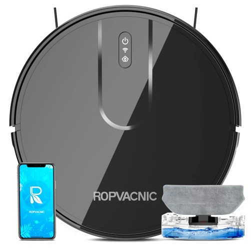 ROPVACNIC Robot Vacuum Cleaner Robot Vacuum and Mop Combo with 4000Pa Suction, Personalized Cleaning Adjustments, Self-Charging Robotic Vacuum Cleaner, Advanced Obstacle Avoidance
