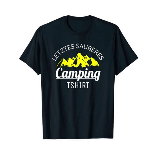 Lustige Wohnmobil Camper & Campen Camping Sprüche Camping camper caravan holiday builder last clean camping T-Shirt