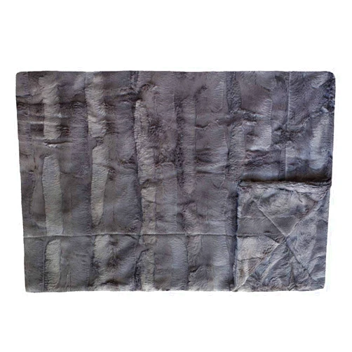 Minky Couture Premium Solid Color Blanket - Soft, Warm, Cozy, Comfortable, (Adult, Sorbet Charcoal)