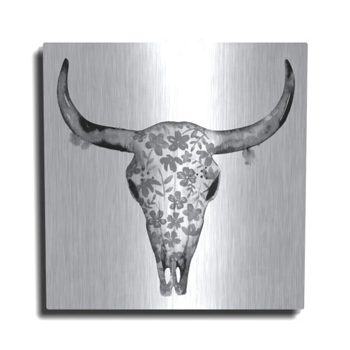 Luxe Metal Art 'Botanic Mount II' by Grace Popp, Metal Wall Art, 12