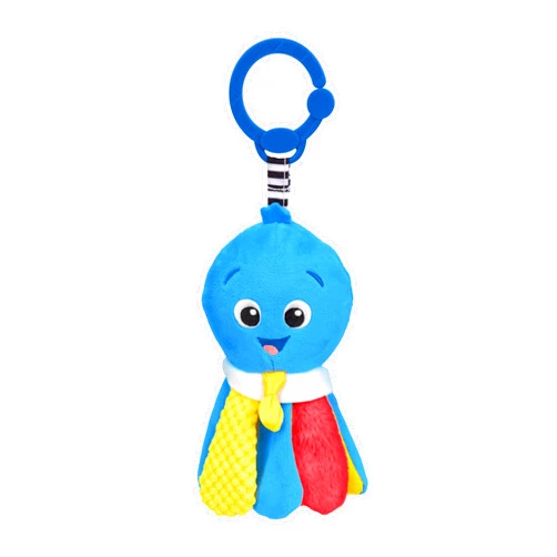 Baby Einstein Take Along Opus Octopus Soother, Portable Musical Sensory Toy with Stroller Clip, 20 Melodies and Calming Sounds for Newborn Baby, Plush Travel Toy 0-36 Months