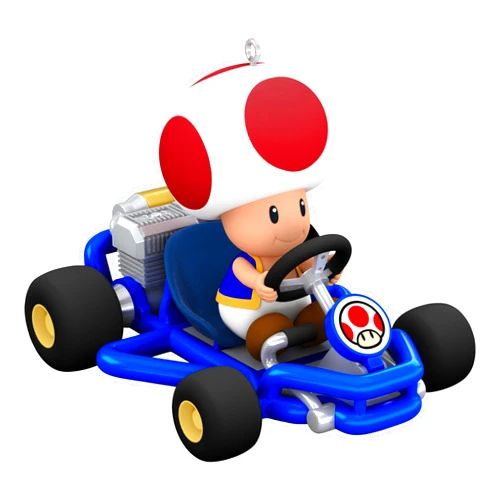 Hallmark Keepsake Christmas Ornament 2024, Nintendo Mario Kart Toad, Gifts for Gamers