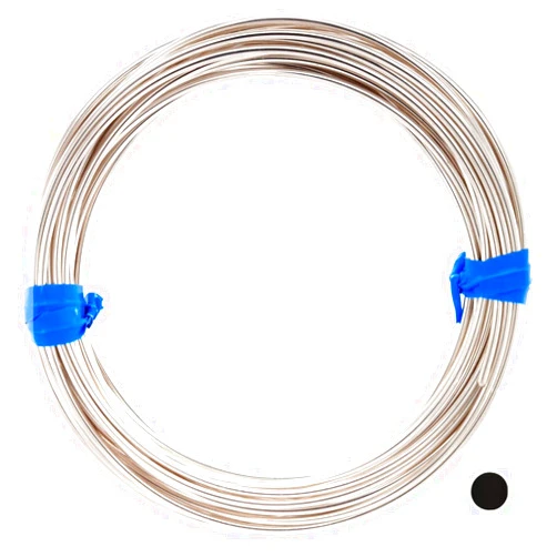 Craft Wire 925 Sterling Silver Wire Half Hard Round Made in USA by CRAFT WIRE (20 Gauge, 5 Feet) 20 Gauge 5 Feet
