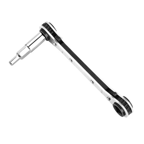 WADEO Ratchet Wrench Ratcheting Service Wrench 3/8” to 1/4” with Hex Bit Adapter for Air Conditioning, Refrigeration Equipment, Equipment Repair