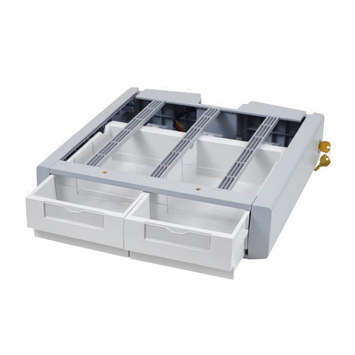 Ergotron Sv43/44 Supplemental Double Drawer.Attaches Under A Carts Primary Drawe