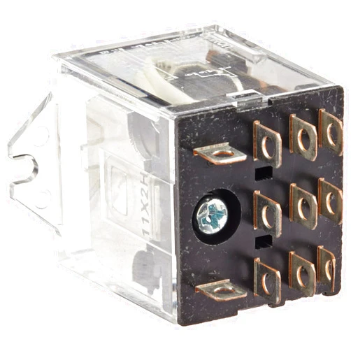 Omron LY3F-AC24 General Purpose Relay, Standard Type, Plug-In/Solder Terminal, Upper Mounting Bracket, Single Contact, Triple Pole Double Throw Contacts, 80 mA at 50 Hz and 67 mA at 60 Hz Rated Load Current, 24 VAC Rated Load Voltage